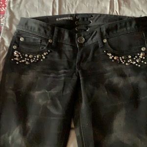 Express Zelda Ultra Skinny black jeans sz 4